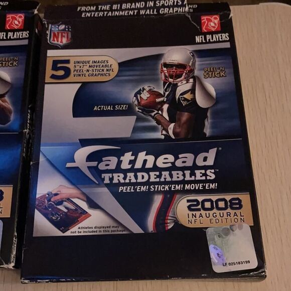 NFL Fathead cards 2008 inaugural edition - Picture 8 of 10